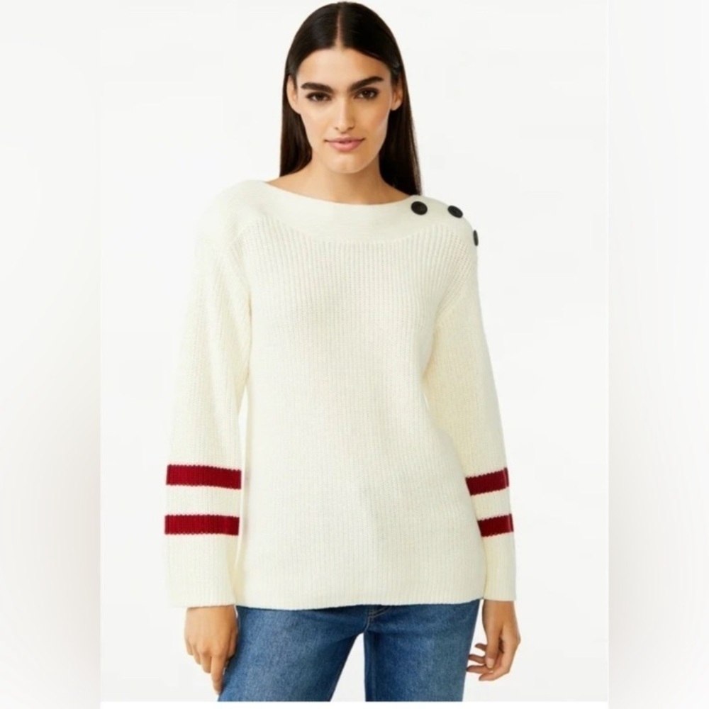 Free Assembly Boatneck Sweater EUC